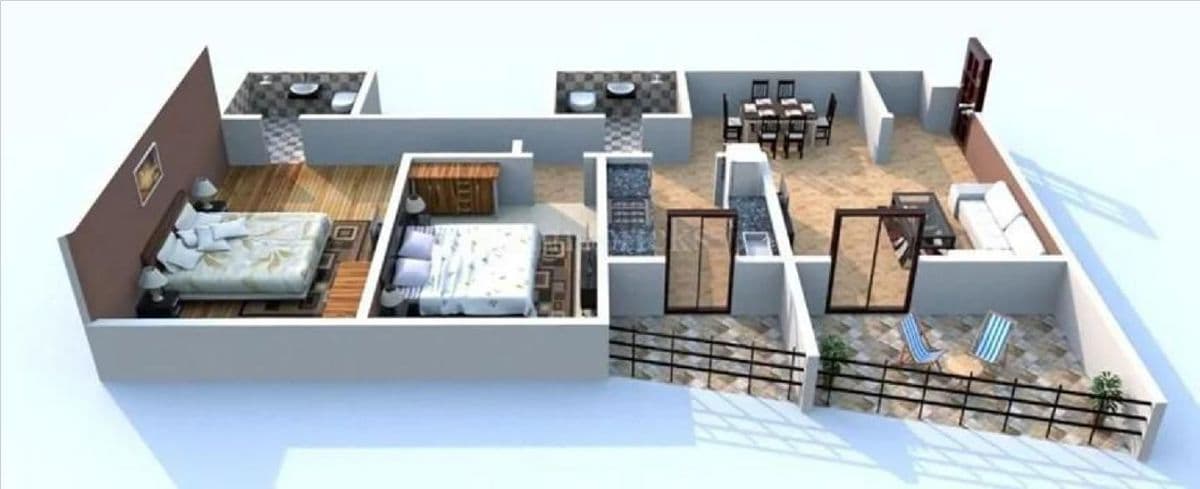 Mantri Manyata Lithos 2BHK